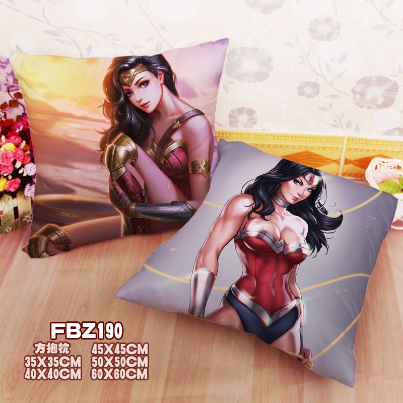 Wonder Woman Video 45x45cm(18x18inch) Square Anime Dakimakura Throw Pillow Cover