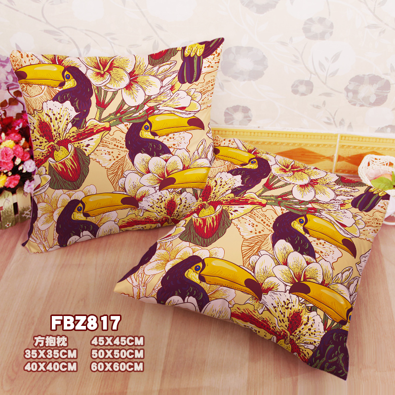 Woodpecker-Animal 45x45cm(18x18inch) Square Anime Dakimakura Throw Pillow Cover