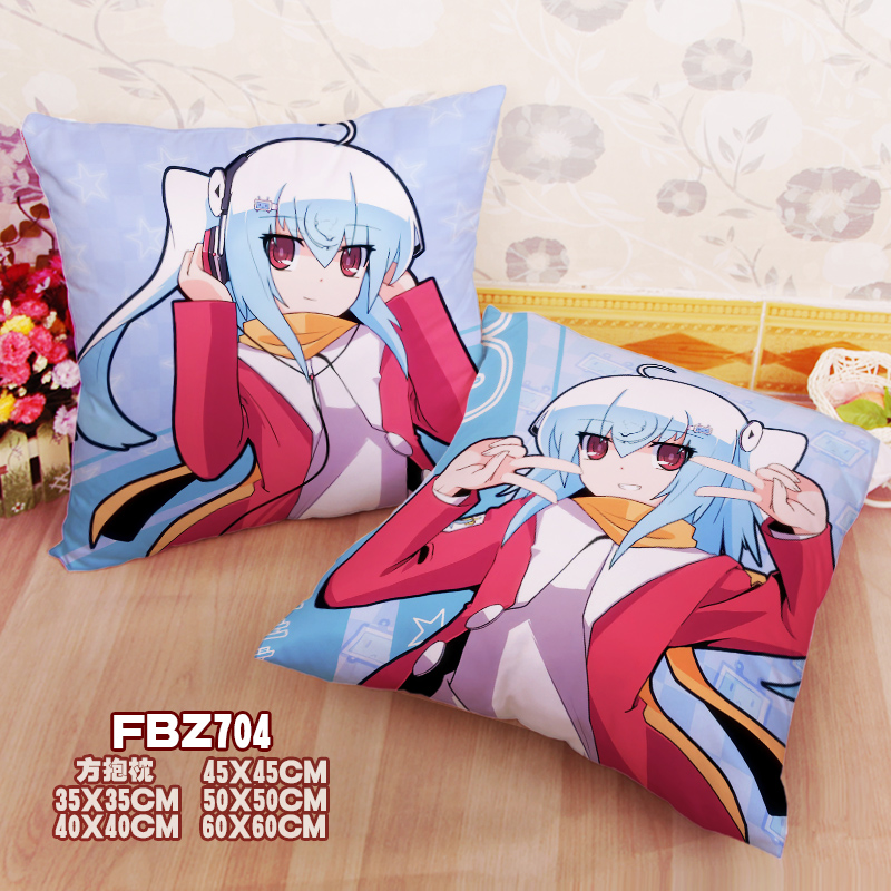 Bilibili-Anime 45x45cm(18x18inch) Square Anime Dakimakura Throw Pillow Cover