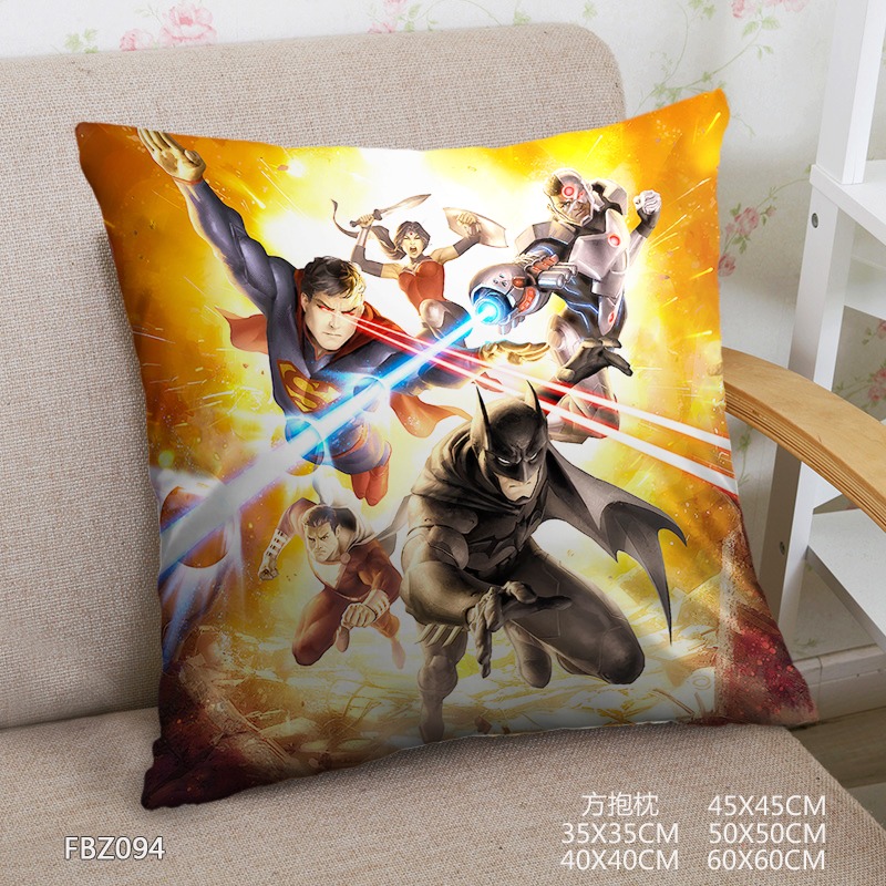 Dc Justice League Movie Universal 45x45cm(18x18inch) Square Anime Dakimakura Throw Pillow Cover