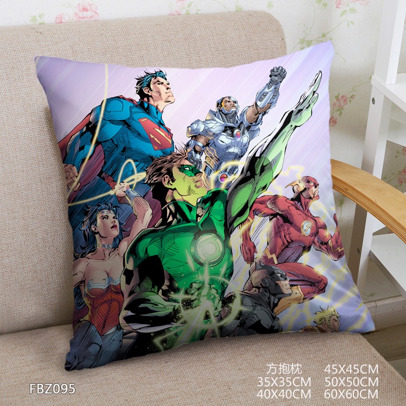 Dc Justice League Movie Universal 45x45cm(18x18inch) Square Anime Dakimakura Throw Pillow Cover