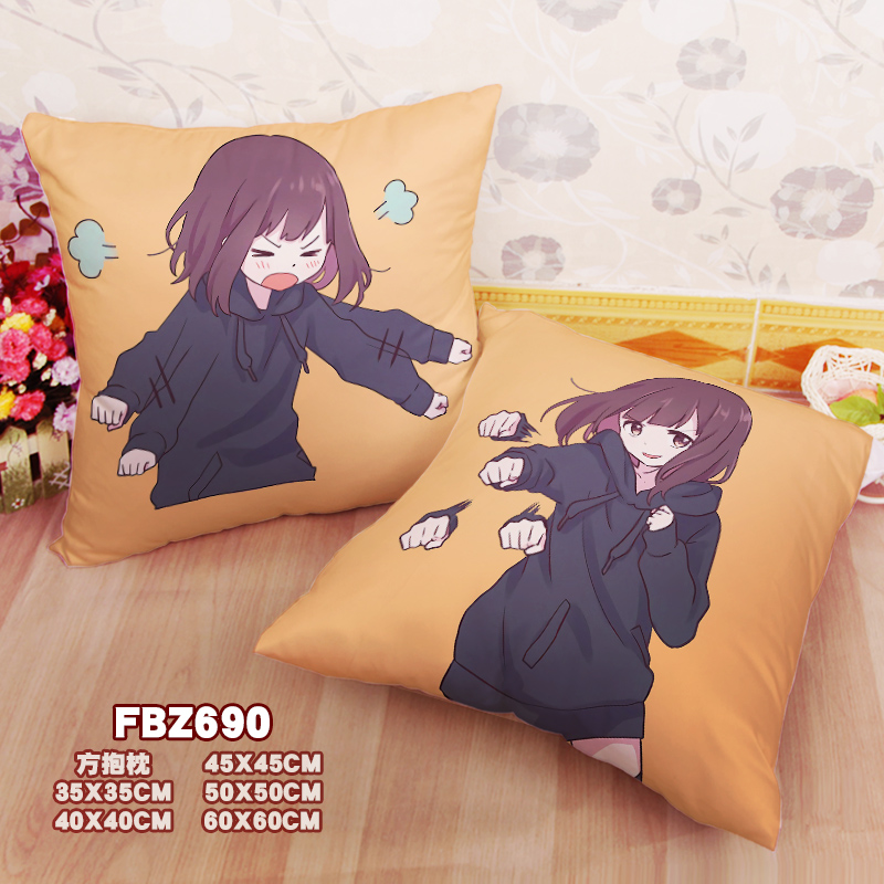 Menhera Sauce-Expression Bag 45x45cm(18x18inch) Square Anime Dakimakura Throw Pillow Cover