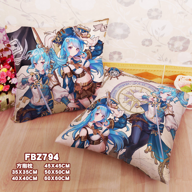 New Bilibili 22 33 Bilibili 45x45cm(18x18inch) Square Anime Dakimakura Throw Pillow Cover Fbz794