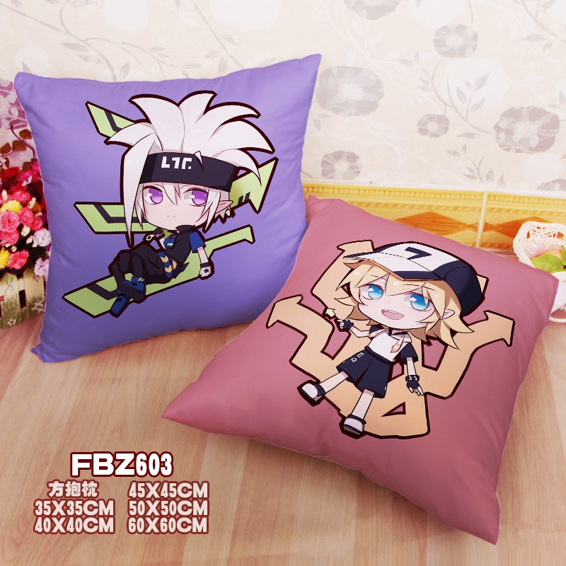 New Bump World 45x45cm(18x18inch) Square Anime Dakimakura Throw Pillow Cover Fbz603