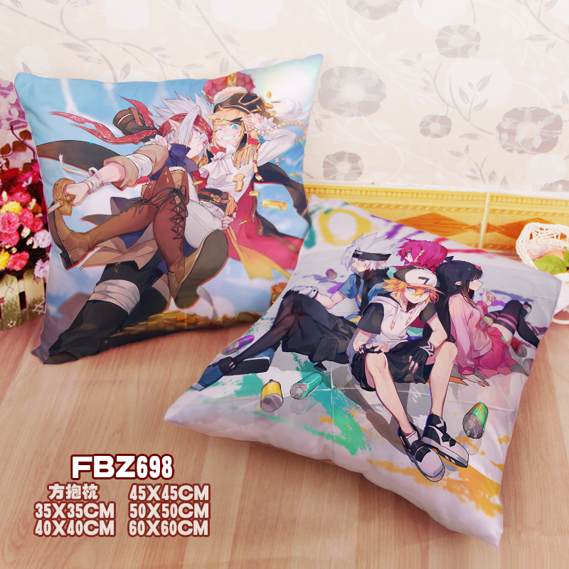 New Bump World 45x45cm(18x18inch) Square Anime Dakimakura Throw Pillow Cover Fbz698