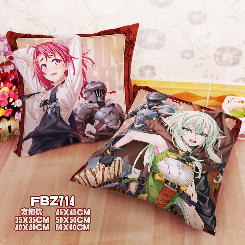 New Cowgirl High Elf Archer Goblin Slayer 45x45cm(18x18inch) Square Anime Dakimakura Throw Pillow Cover Fbz714