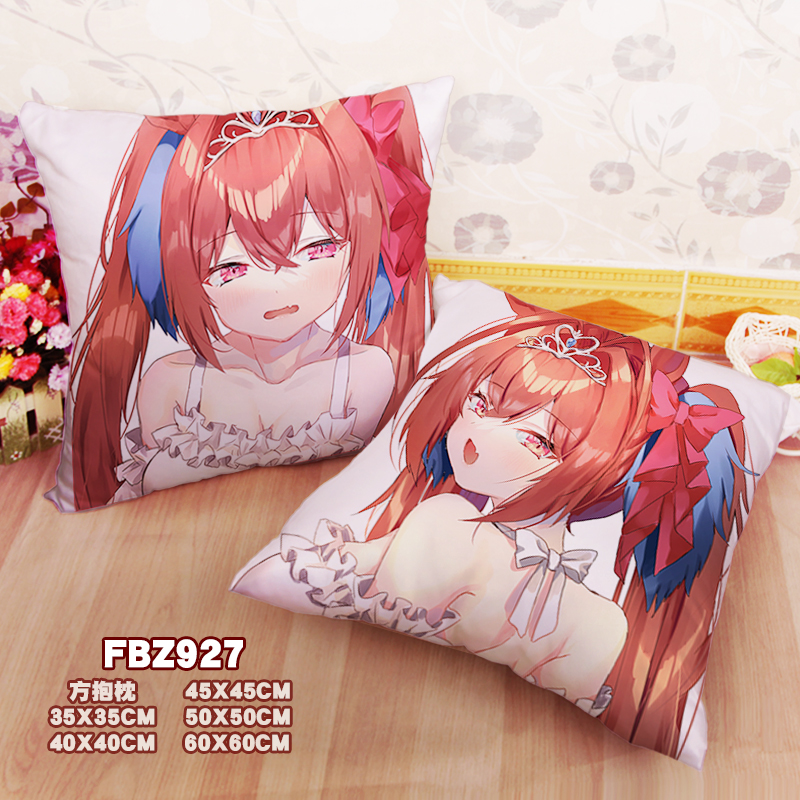 New Daiwa Scarlet Uma Musume 45x45cm(18x18inch) Square Anime Dakimakura Throw Pillow Cover Fbz927