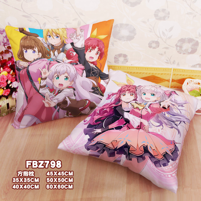 New Didnt I Say To Make My Abilities Average In The Next Life Noukin 45x45cm(18x18inch) Square Anime Dakimakura Throw Pillow Cover Fbz798