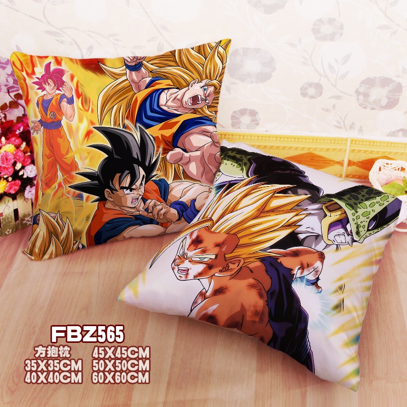 New Dragon Ball Z 45x45cm(18x18inch) Square Anime Dakimakura Throw Pillow Cover Fbz565