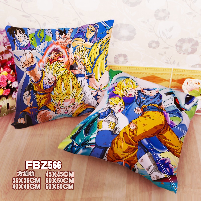 New Dragon Ball Z 45x45cm(18x18inch) Square Anime Dakimakura Throw Pillow Cover Fbz566