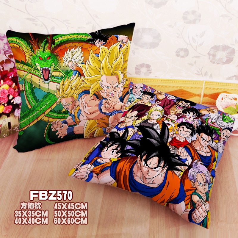 New Dragon Ball Z 45x45cm(18x18inch) Square Anime Dakimakura Throw Pillow Cover Fbz570