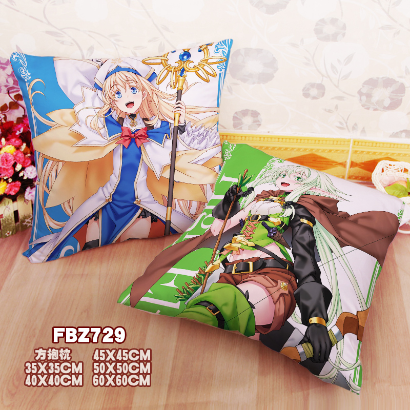 New High Priestess High Elf Archer Goblin Slayer 45x45cm(18x18inch) Square Anime Dakimakura Throw Pillow Cover Fbz729