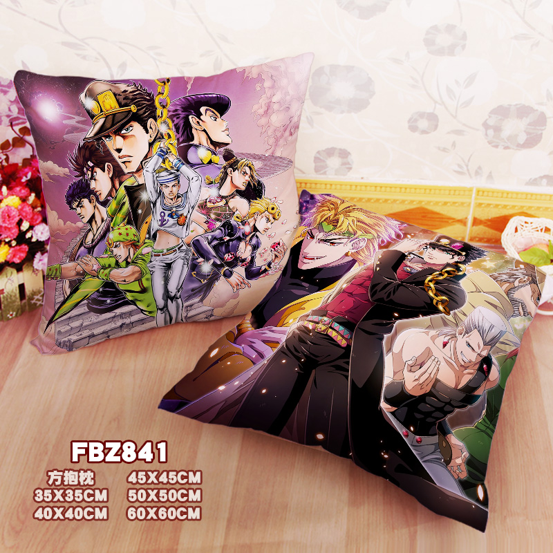 New Jojos Bizarre Adventure 45x45cm(18x18inch) Square Anime Dakimakura Throw Pillow Cover Fbz841