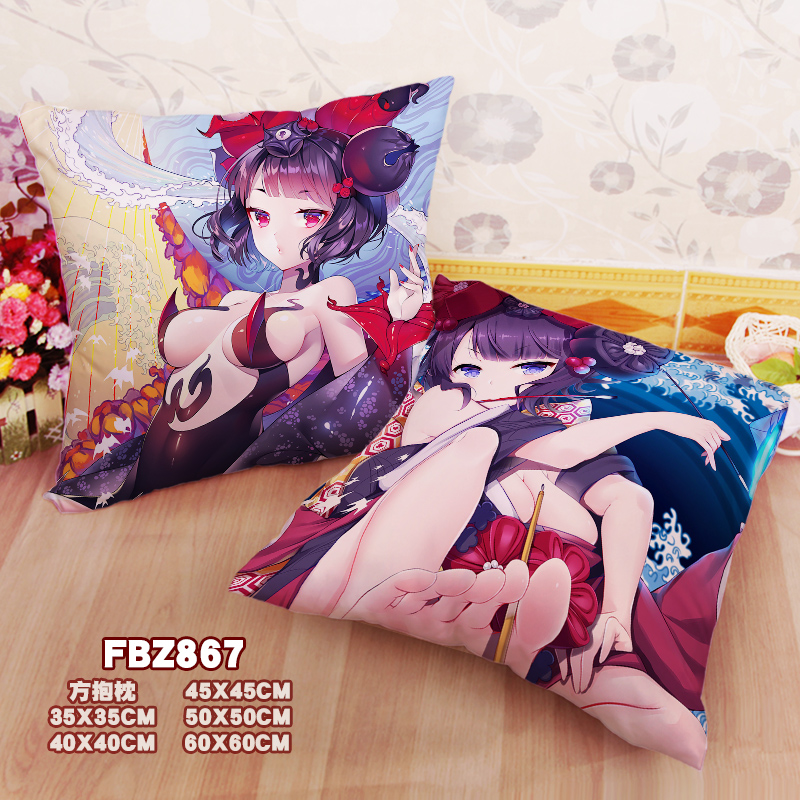 New Katsushika Hokusai Fate Grand Order 45x45cm(18x18inch) Square Anime Dakimakura Throw Pillow Cover Fbz867