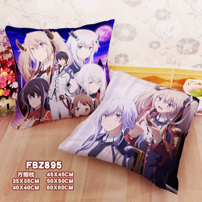 New Misfit Of Demon King Academy 45x45cm(18x18inch) Square Anime Dakimakura Throw Pillow Cover Fbz895