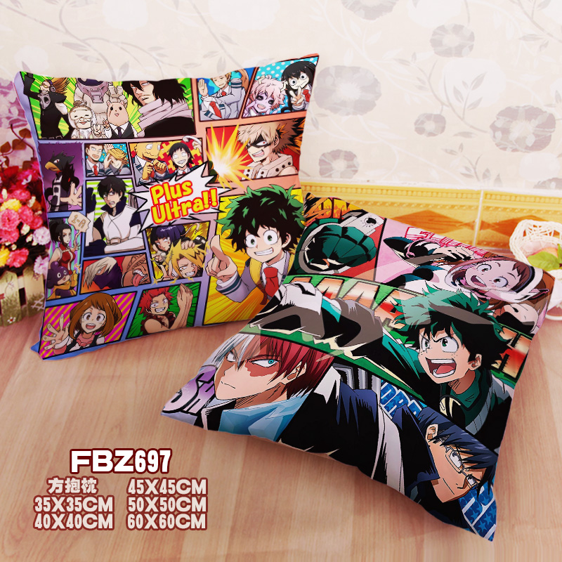 New My Hero Academia 45x45cm(18x18inch) Square Anime Dakimakura Throw Pillow Cover Fbz697