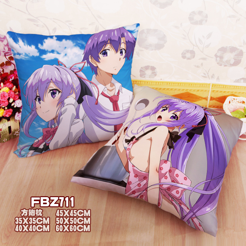 New Nagami Suzuka My Sister My Writer 45x45cm(18x18inch) Square Anime Dakimakura Throw Pillow Cover Fbz711