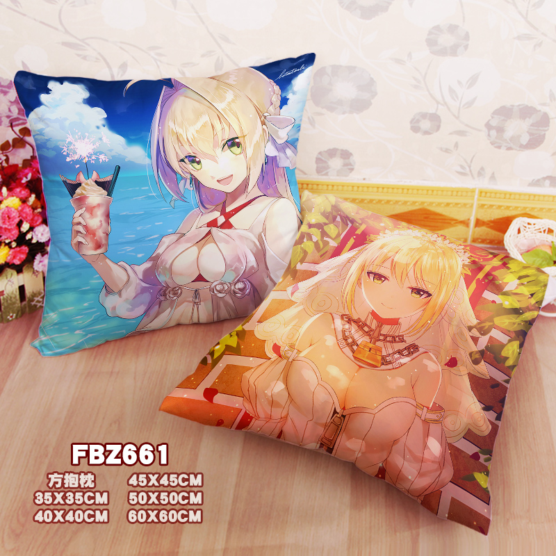 New Nero Claudius Fate Grand Order 45x45cm(18x18inch) Square Anime Dakimakura Throw Pillow Cover Fbz661