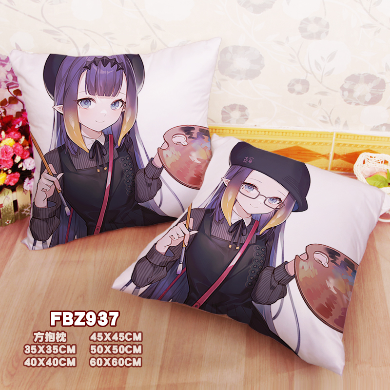 New Ninomae Inanis Hololive 45x45cm(18x18inch) Square Anime Dakimakura Throw Pillow Cover Fbz937