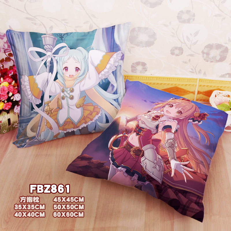 New Nozomi Miyako Princess Connect Re Dive 45x45cm(18x18inch) Square Anime Dakimakura Throw Pillow Cover Fbz861