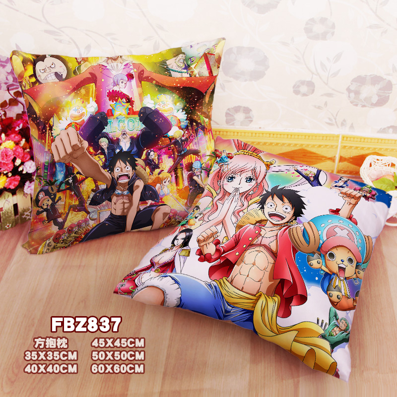New One Piece 45x45cm(18x18inch) Square Anime Dakimakura Throw Pillow Cover Fbz837