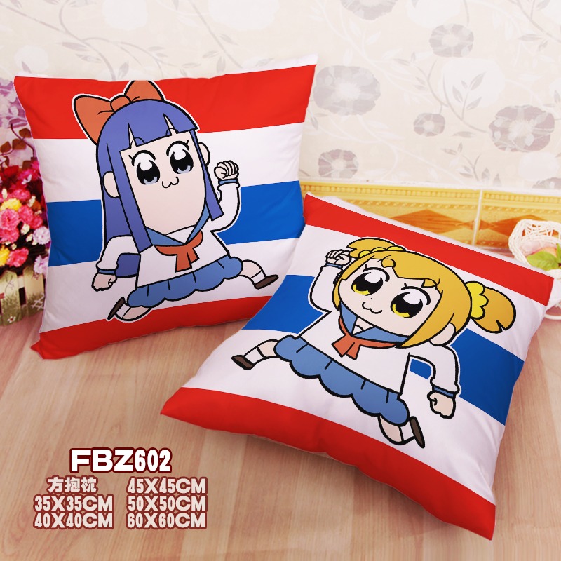 New Popuko Pipimi Pop Team Epic 45x45cm(18x18inch) Square Anime Dakimakura Throw Pillow Cover Fbz602