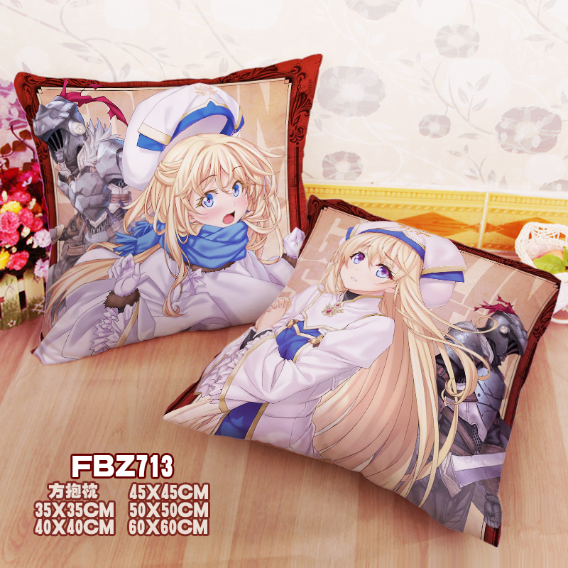 New Priestess Goblin Slayer Goblin Slayer 45x45cm(18x18inch) Square Anime Dakimakura Throw Pillow Cover Fbz713