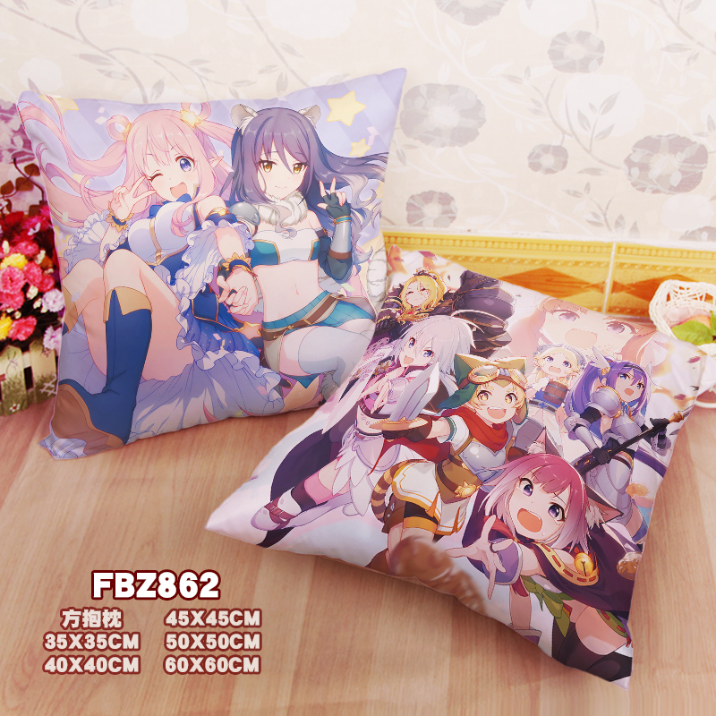 New Princess Connect Re Dive Square Anime Dakimakura Throw Pillow Cover Fbz862