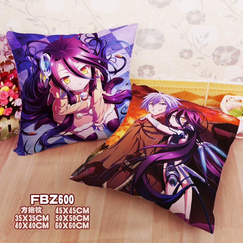 New Schwi Dola Riku Dola No Game No Life 45x45cm(18x18inch) Square Anime Dakimakura Throw Pillow Cover Fbz600