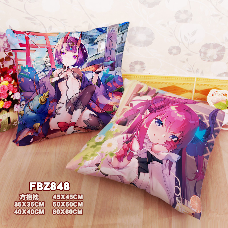 New Shuten Douji Elizabeth Bathory Fate Grand Order 45x45cm(18x18inch) Square Anime Dakimakura Throw Pillow Cover Fbz848
