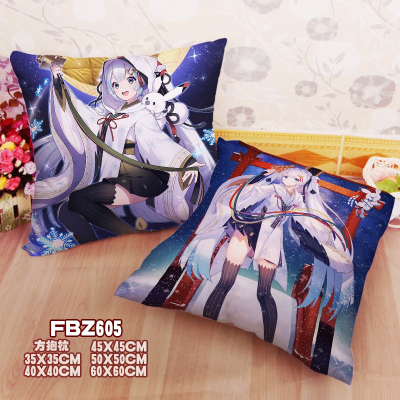 New Snow Miku Vocaloid 45x45cm(18x18inch) Square Anime Dakimakura Throw Pillow Cover Fbz605