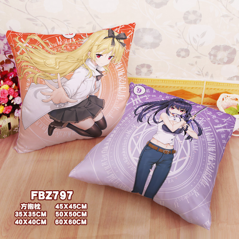 New Yue_shizuku Yaegashi Arifureta 45x45cm(18x18inch) Square Anime Dakimakura Throw Pillow Cover Fbz797