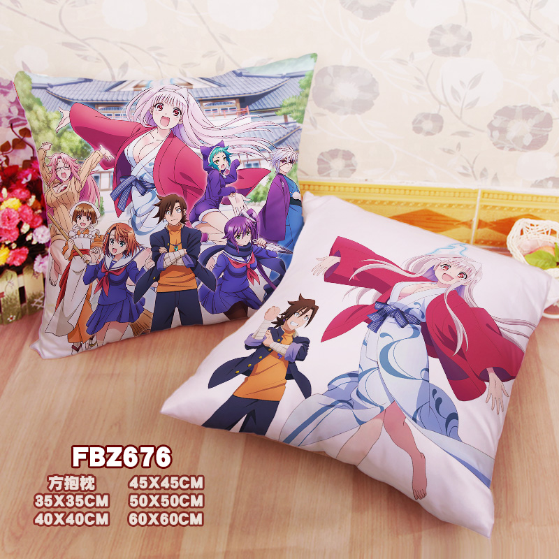 New Yuuna Yunohana Yuuna And The Haunted Hot Springs 45x45cm(18x18inch) Square Anime Dakimakura Throw Pillow Cover Fbz676