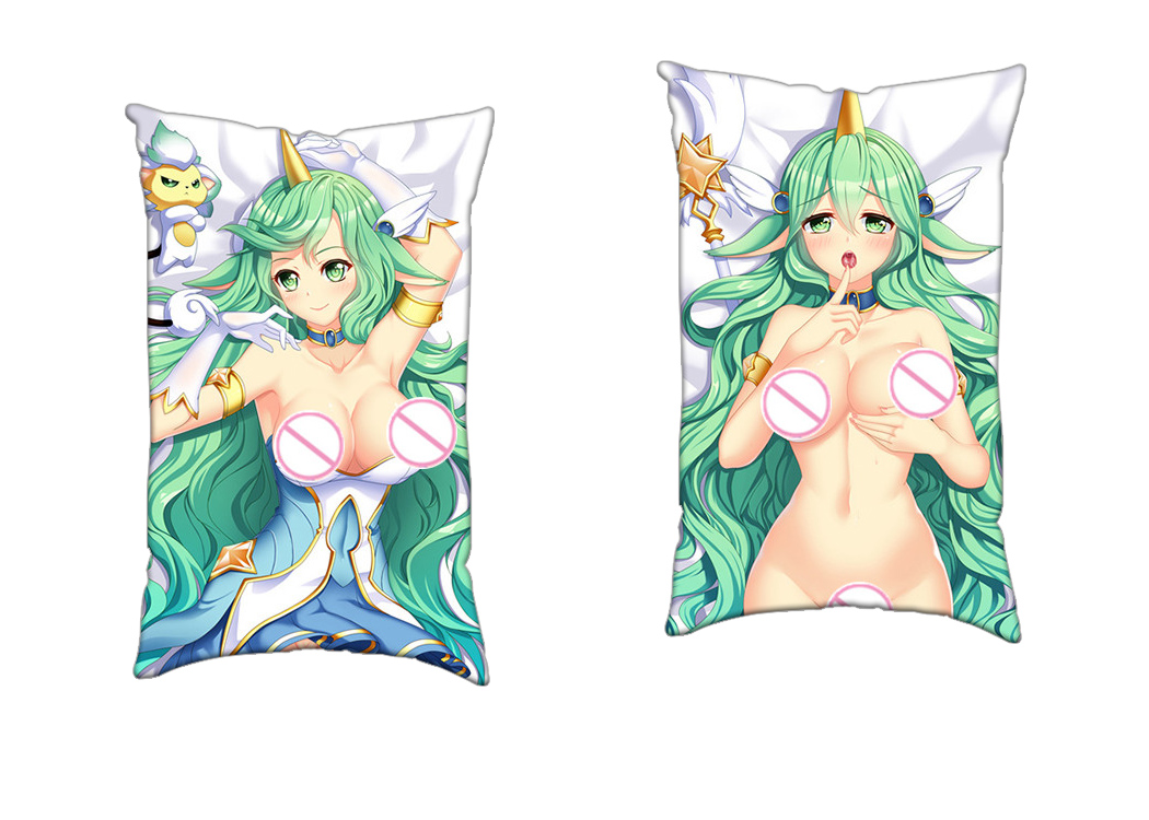 raka League of Legends Anime 2 Way Tricot Air Pillow With a Hole 35x55cm(13.7in x 21.6in)