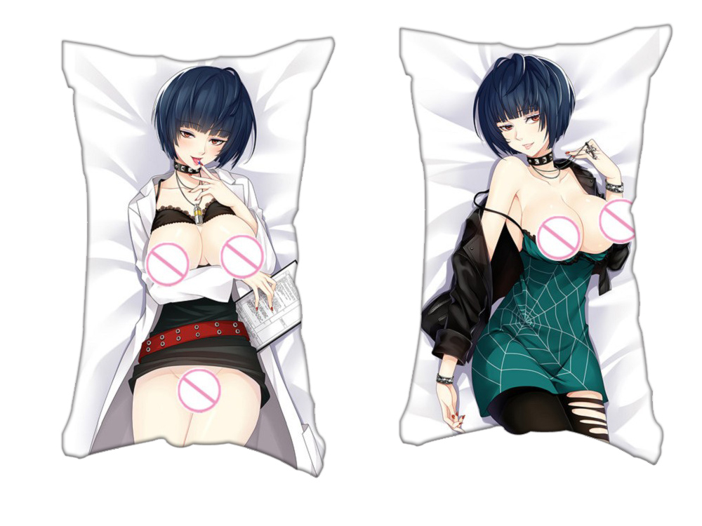 Takemi Tae Persona 5 Anime 2 Way Tricot Air Pillow With a Hole 35x55cm(13.7in x 21.6in)