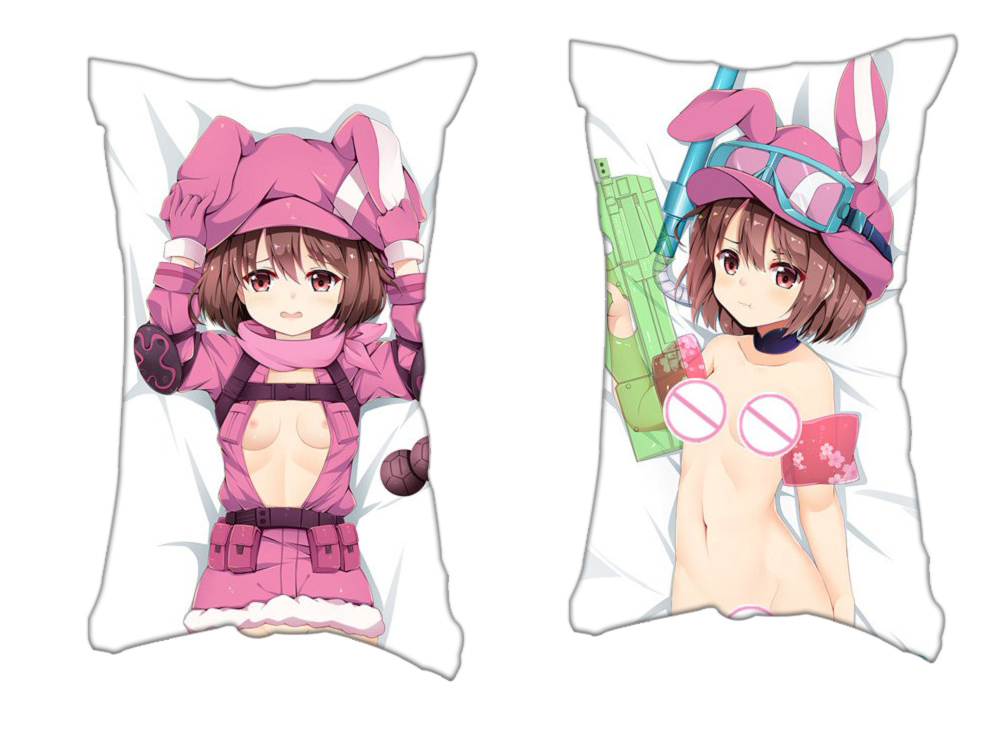 Kohiruimaki Karen Gun Gale Online Anime 2 Way Tricot Air Pillow With a Hole 35x55cm(13.7in x 21.6in)