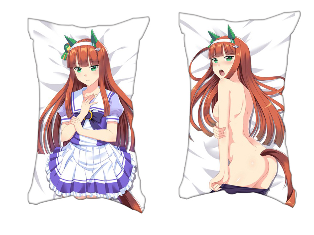 Silence Suzuka Pretty Derby Anime 2 Way Tricot Air Pillow With a Hole 35x55cm(13.7in x 21.6in)