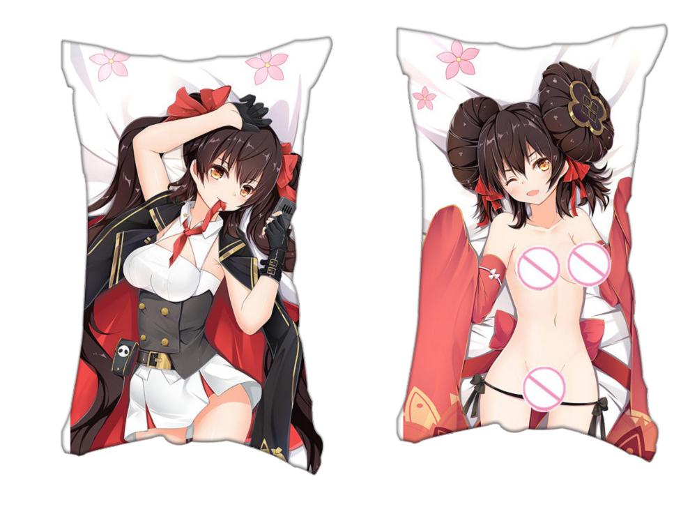 Kawaii Girl Anime 2 Way Tricot Air Pillow With a Hole 35x55cm(13.7in x 21.6in)