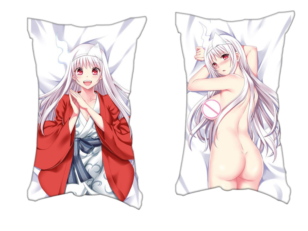 Yunohana Yuna Anime 2 Way Tricot Air Pillow With a Hole 35x55cm(13.7in x 21.6in)