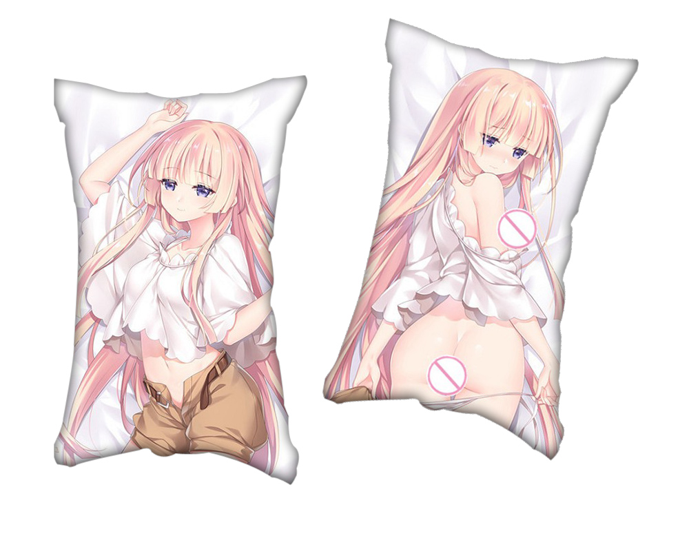 Girly Air Force Gripen Anime Two Way Tricot Air Pillow With a Hole 35x55cm(13.7in x 21.6in)