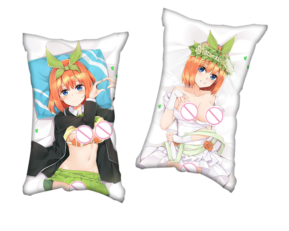 The Quintessential Quintuplets Nakano Yotsuba Anime Two Way Tricot Air Pillow With a Hole 35x55cm(13.7in x 21.6in)