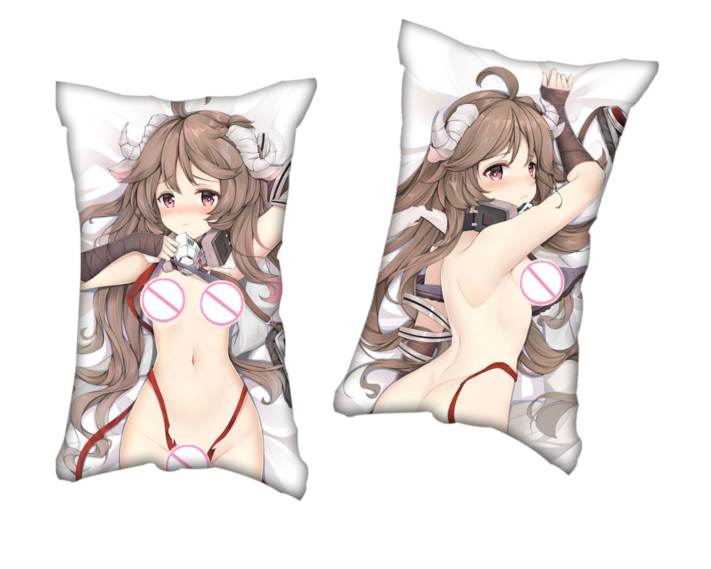 Arknights Eyjafjalla Anime Two Way Tricot Air Pillow With a Hole 35x55cm(13.7in x 21.6in)