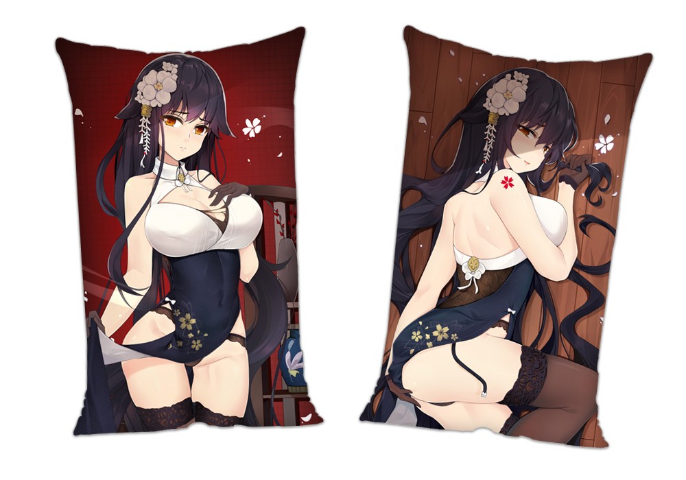 Azur Lane Cheongsam Azuma Anime 2Way Tricot Air Pillow With a Hole 35x55cm(13.7in x 21.6in)