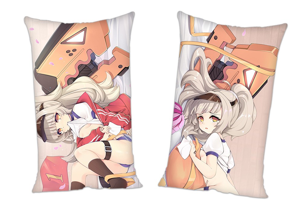Azur Lane Z46 Anime 2 Way Tricot Air Pillow With a Hole 35x55cm(13.7in x 21.6in)