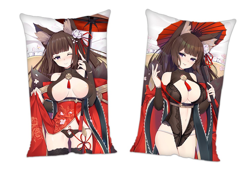 Azur Lane Amagi Anime 2Way Tricot Air Pillow With a Hole 35x55cm(13.7in x 21.6in)