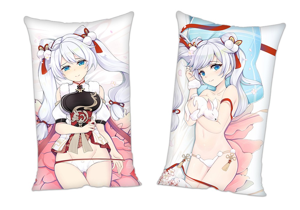 Honkai Impact 3rd Kiana Kaslana Anime 2Way Tricot Air Pillow With a Hole 35x55cm(13.7in x 21.6in)