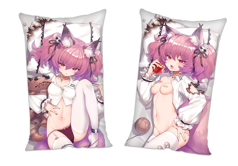 Arknights Shamare Anime 2Way Tricot Air Pillow With a Hole 35x55cm(13.7in x 21.6in)
