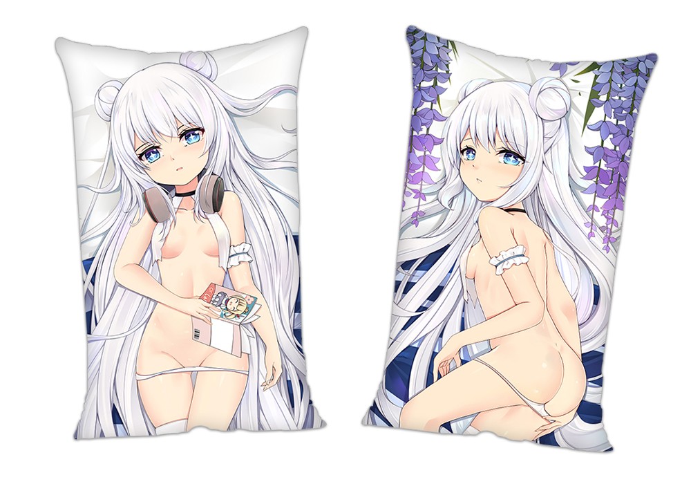 Azur Lane MNF Le Malin Anime 2Way Tricot Air Pillow With a Hole 35x55cm(13.7in x 21.6in)