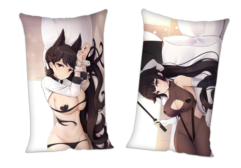 Azur Lane Takao Atago Racing Suits Anime 2 Way Tricot Air Pillow With a Hole 35x55cm(13.7in x 21.6in)