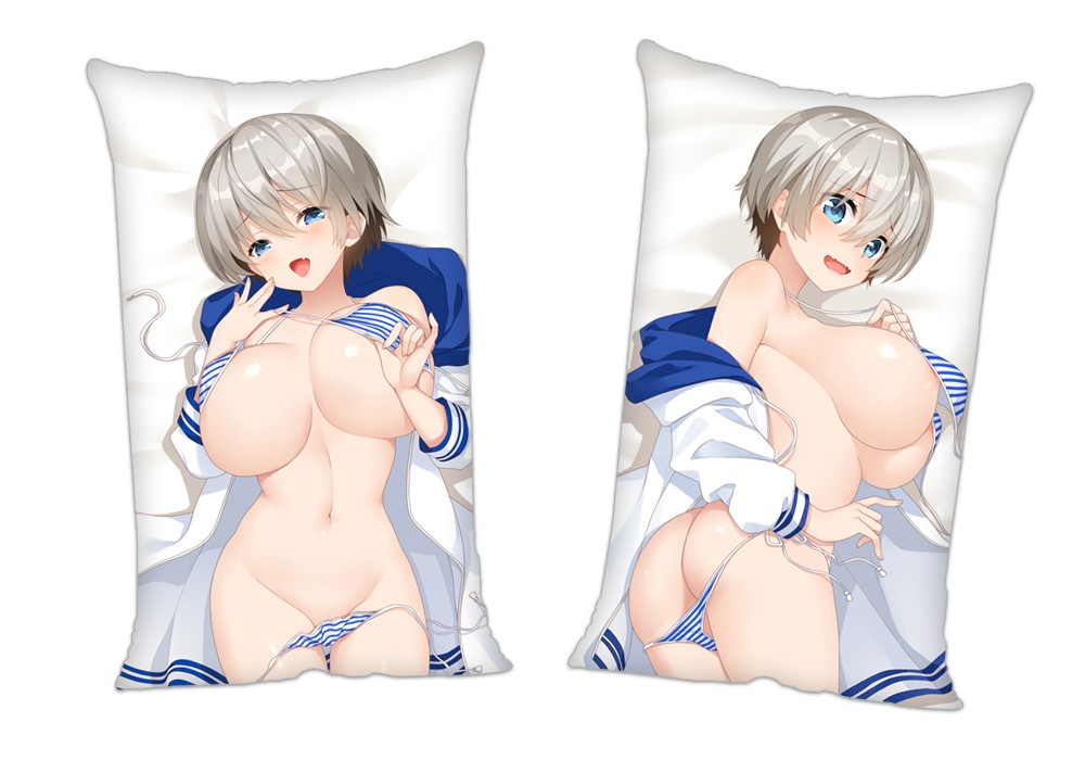 Uzaki chan Wants to Hang Out Uzaki Hana Swimwear Anime 2 Way Tricot Air Pillow With a Hole 35x55cm(13.7in x 21.6in)